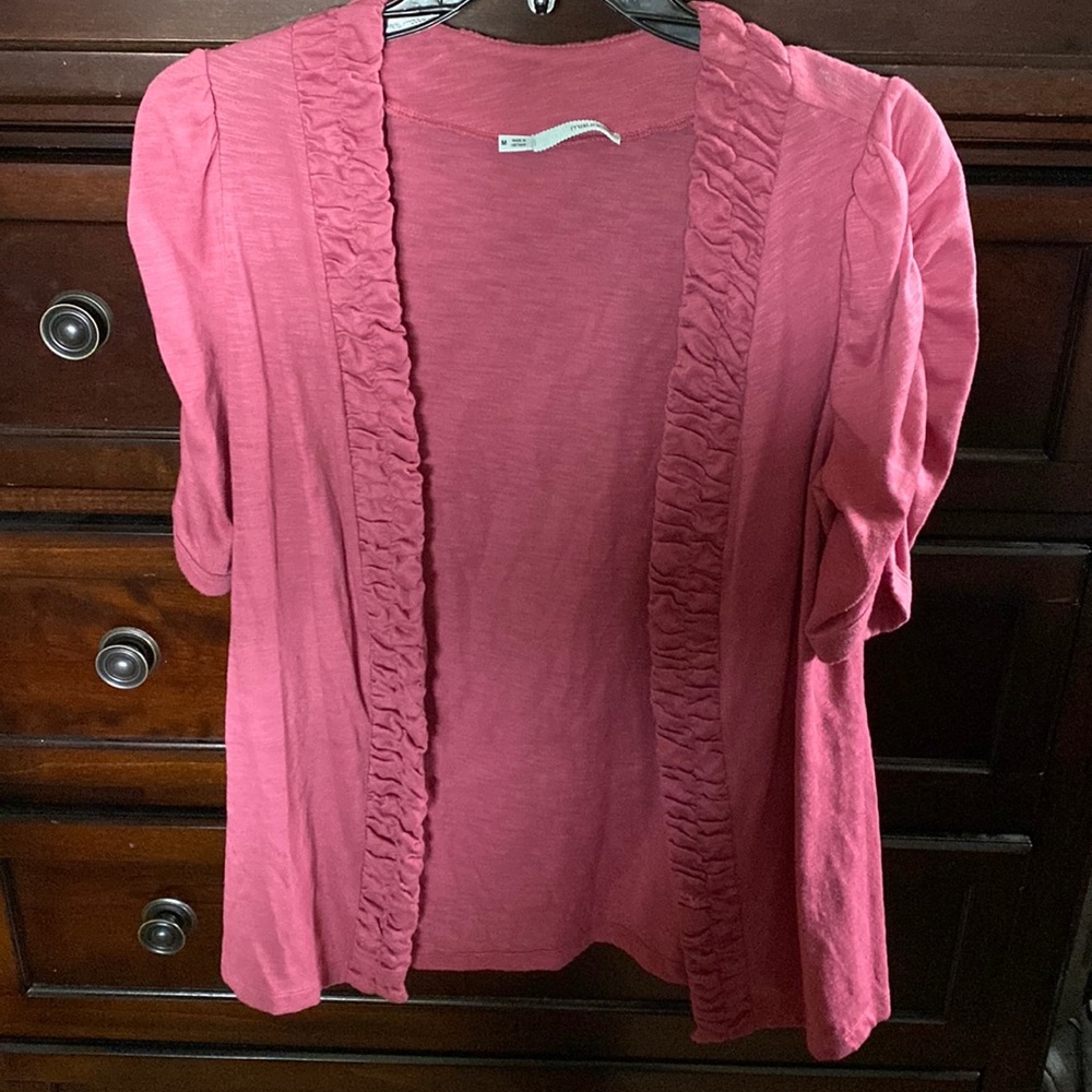 Maurices pink cardigan